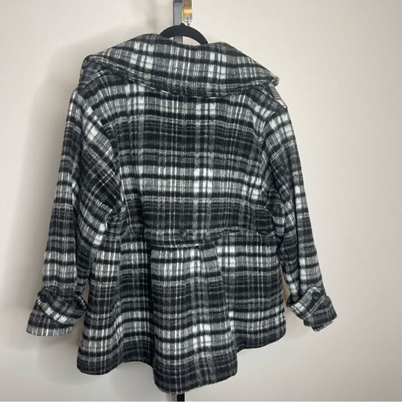 Free People Highlands Wool Coat in Salt & Pepper Revolve NWT XS - Picture 10 of 12